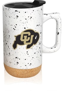 Colorado Buffaloes 18oz Speckled Ceramic Mug - White