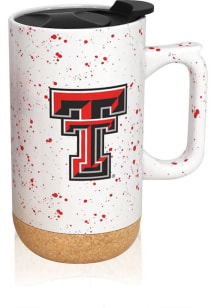 Texas Tech Red Raiders 18oz Speckled Ceramic Mug - White