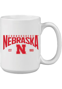 Nebraska Cornhuskers 15oz Est. Mug Ceramic Mug - Red