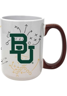 Baylor Bears 15oz Playbook Ceramic Mug - White