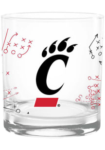 Cincinnati Bearcats 14oz Playbook Rock Glass - Black