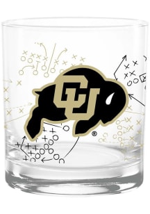 Colorado Buffaloes 14oz Playbook Rock Glass - Gold