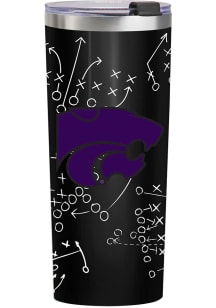 K-State Wildcats 24oz Playbook Stainless Steel Tumbler - Black