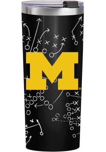 Michigan Wolverines 24oz Playbook Stainless Steel Tumbler - Black