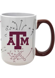 Texas A&M Aggies 15oz Playbook Ceramic Mug - White