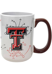 Texas Tech Red Raiders 15oz Playbook Ceramic Mug - White