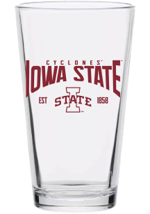 Iowa State Cyclones 16oz Est. Pint Glass - Cardinal