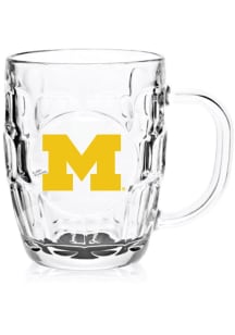 Michigan Wolverines 20oz Dimpled Pint Glass - Blue