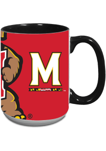 Maryland Terrapins 15oz Logo Ceramic Mug - Red