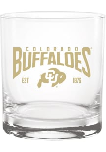 Colorado Buffaloes 14oz Est. Rock Glass - Silver