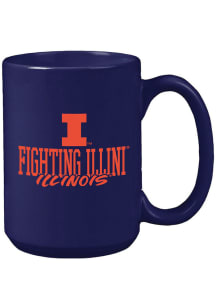 Illinois Fighting Illini 15oz Chill Mug Ceramic Mug - Orange