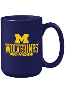 Michigan Wolverines 15oz Chill Mug Ceramic Mug - Yellow