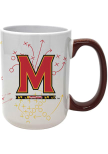 Maryland Terrapins 15oz Playbook Ceramic Mug - Red