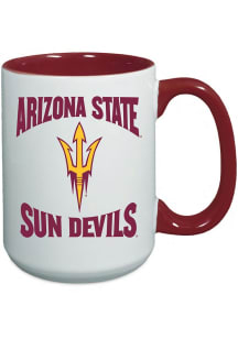 Arizona State Sun Devils 15oz Combo Ceramic Mug - Red