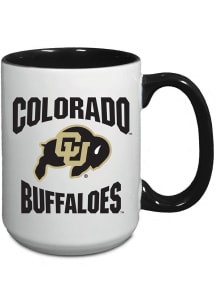 Colorado Buffaloes 15oz Combo Ceramic Mug - Black