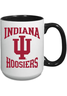 Indiana Hoosiers 15oz Combo Ceramic Mug - Red