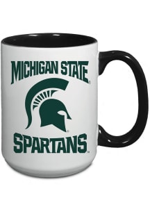 Michigan State Spartans 15oz Combo Ceramic Mug - Green