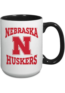Nebraska Cornhuskers 15oz Combo Ceramic Mug - Red