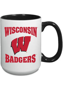 Wisconsin Badgers 15oz Combo Ceramic Mug - Red