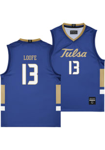 Chris Loofe  Campus Ink Tulsa Golden Hurricane Youth NIL Royal Blue Basketball Jersey