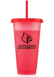 Louisville Cardinals Chameleon Straw Tumbler