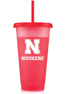 Nebraska Cornhuskers Chameleon Straw Tumbler