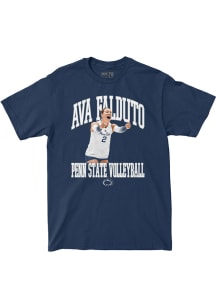 Ava Falduto Penn State Nittany Lions Navy Blue All Out Ava Tee Short Sleeve Fashion Player T Shirt