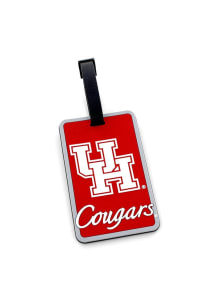 Houston Cougars Red Rubber Luggage Tag