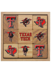 Texas Tech Red Raiders 12 Piece Wooden Block Set Game