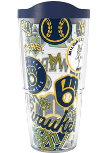 Milwaukee Brewers 24oz All Over Tumbler -