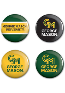 George Mason University 4 PACK Button - Green