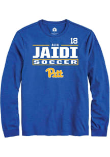 Alia Jaidi Pitt Panthers Blue NIL Stacked Box Long Sleeve Player T Shirt