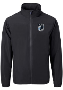 Cutter and Buck Minnesota United FC Mens Black Charter Eco Light Weight Jacket