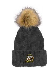 LogoFit Oregon Ducks Dark Grey Belgian Womens Knit Hat