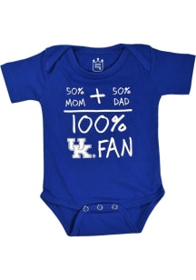 Little King Kentucky Wildcats Baby Blue Game Day Short Sleeve One Piece