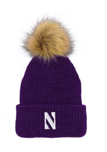 LogoFit Northwestern Wildcats Purple Belgian Womens Knit Hat