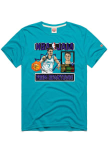 Kon Knueppel Charlotte Hornets Teal NBA Jam 2.0 Short Sleeve Fashion Player T Shirt