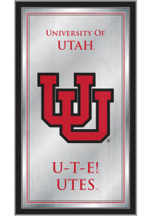 Utah Utes Fight Song Hanging Back Bar Mirror