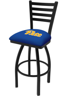 Pitt Panthers High Back Swivel Pub Stool - Black