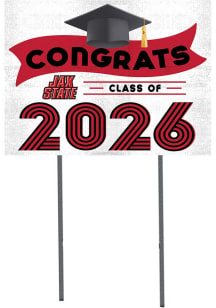 Jacksonville State Gamecocks KH Sports Fan Class of 2026 Yard Sign - Red
