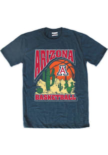 Where I’m From Arizona Wildcats Navy Blue Desert Basketball Short Sleeve Fashion T Shirt