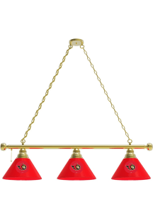 Ottawa Senators 3 Shade Gold Billiard Lamp