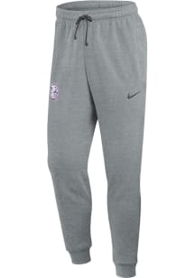 Nike K-State Wildcats Mens Grey Practice Fleece Sweatpants