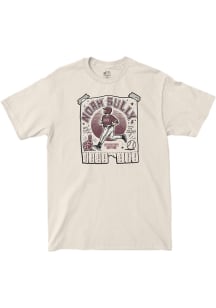 Noah Sullivan Mississippi State Bulldogs Ivory Illustrated Short Sleeve Fashion Player T Shirt