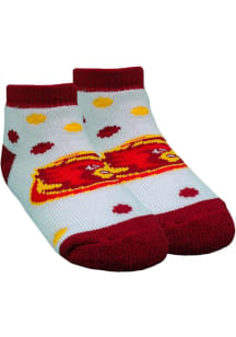 Iowa State Cyclones Polka Dot Baby Quarter Socks