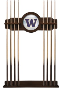 Washington Huskies Solid Wood Cue Rack Pool Table
