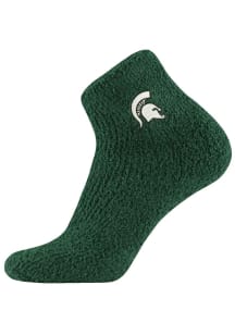 Michigan State Spartans Cozy Womens Quarter Socks