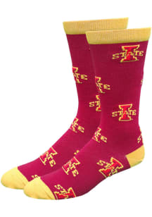 Iowa State Cyclones Allover Mens Dress Socks