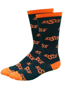 Oklahoma State Cowboys Allover Mens Dress Socks