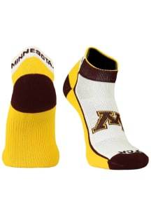 Minnesota Golden Gophers Stripe Mens No Show Socks